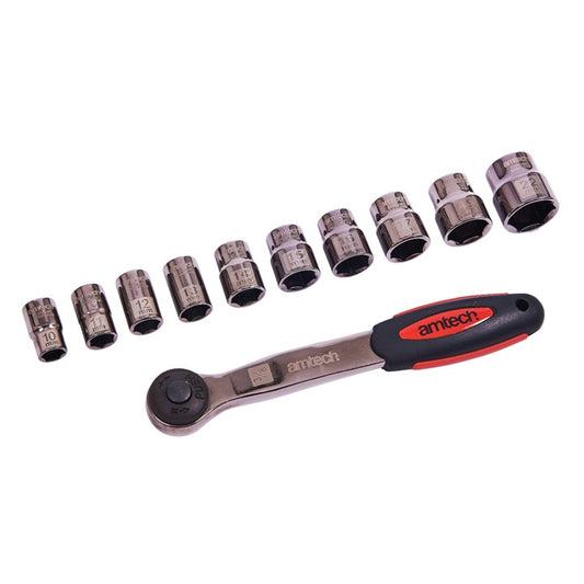 Amtech 11 Piece 3/8" socket set I0360