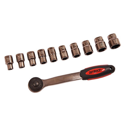 Amtech 11 Piece 1/2" socket set I0370