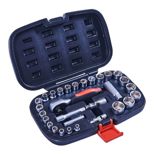 Amtech 30 Piece 1/4" and 3/8" socket set I0380