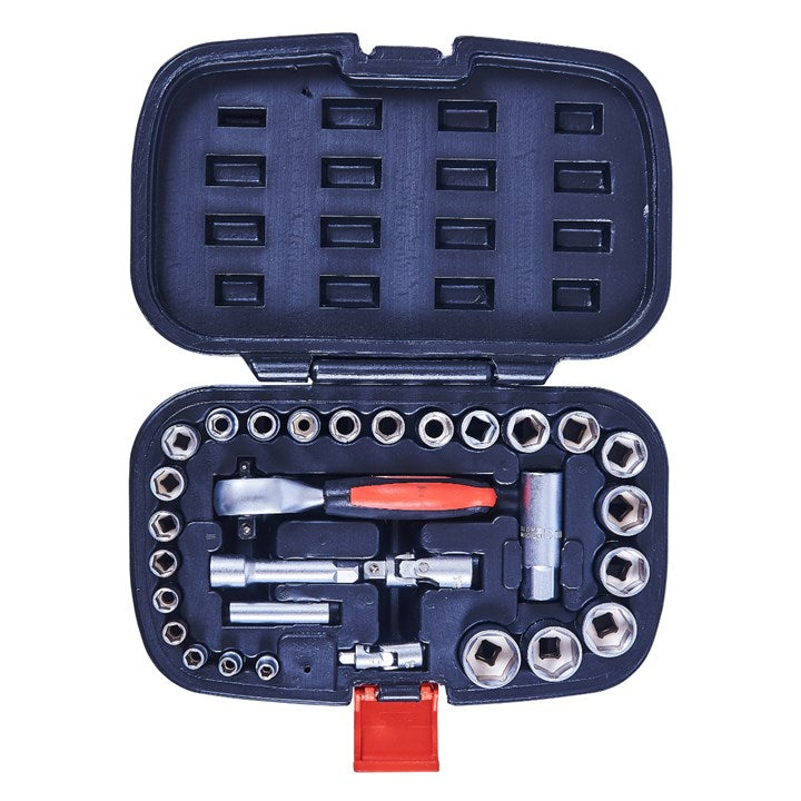 Amtech 30 Piece 1/4" and 3/8" socket set I0380