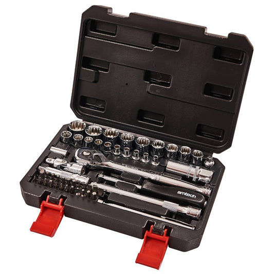 Amtech 52 Piece 12 point socket set I0635