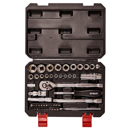Amtech 52 Piece 12 point socket set I0635