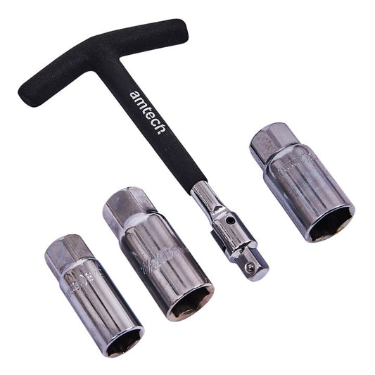 Amtech 4 Piece T-bar spark plug wrench set I3665