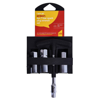 Amtech 4 Piece T-bar spark plug wrench set I3665