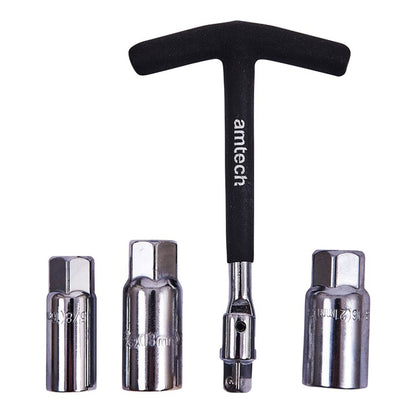 Amtech 4 Piece T-bar spark plug wrench set I3665