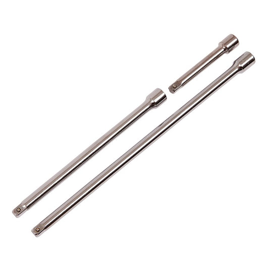 Amtech 3 Piece 6mm (1/4'') short extension bar set I3700