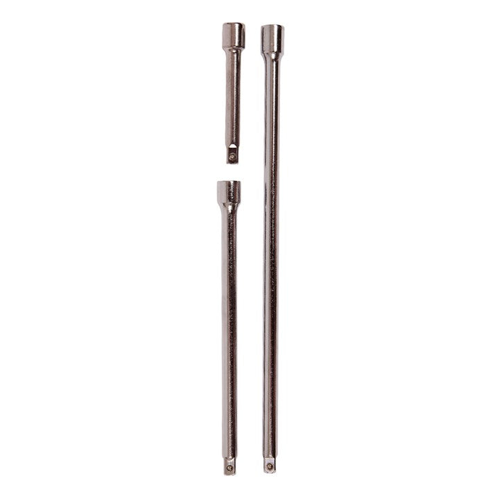 Amtech 3 Piece 6mm (1/4'') short extension bar set I3700