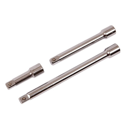 Amtech 3 Piece 13mm (1/2") short extension bar set I3900