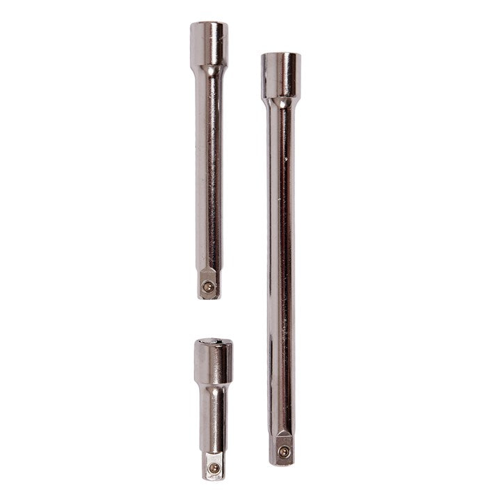 Amtech 3 Piece 13mm (1/2") short extension bar set I3900