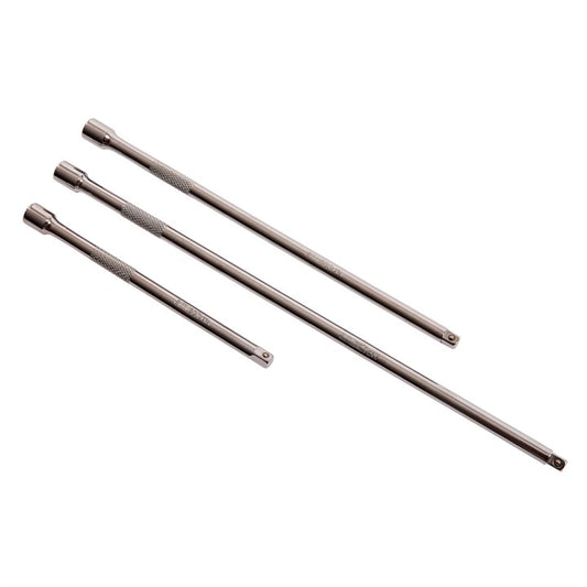 Amtech 3 Piece 6mm (1/4") extension bar set I4050