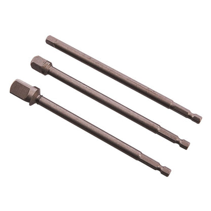 Amtech 3 Piece 150mm 1/4" hex extension adapter set I5705