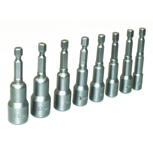 Amtech 8 Piece metric magnetic hex nut driver set I5725