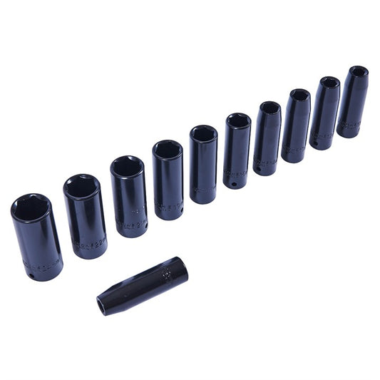 Amtech 11 Piece 13mm (1/2'') deep impact socket set I7205