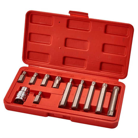 Amtech 11 Piece spline bit and socket set I8450