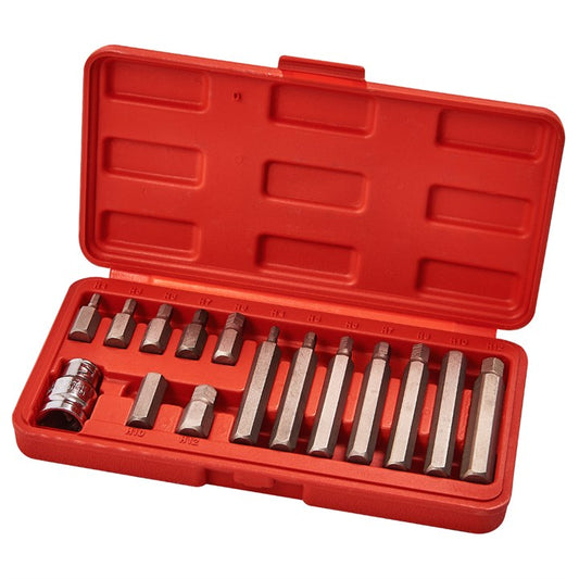 Amtech 15 Piece Hex bit and socket set I8550