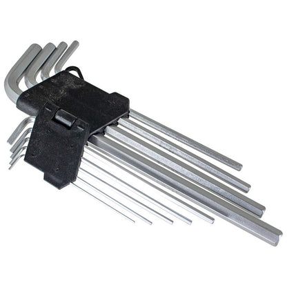 Amtech 9 Piece extra-long metric hex key set I8778