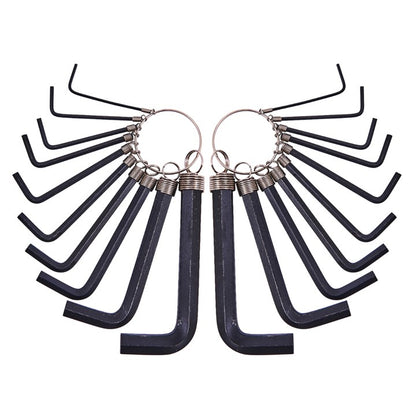 Amtech 20 Piece hex key set and keyring I8820