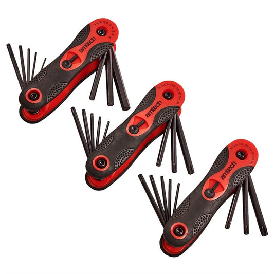 Amtech 3 Piece folding key set I8840