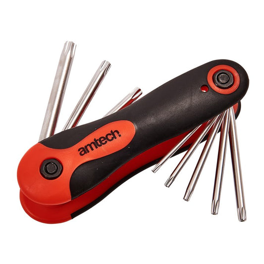 Amtech 8 Piece folding Torx key set I9069