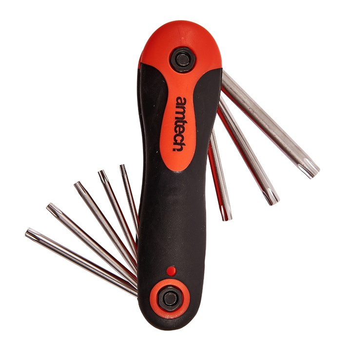 Amtech 8 Piece folding Torx key set I9069
