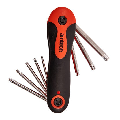 Amtech 8 Piece folding Torx key set I9069