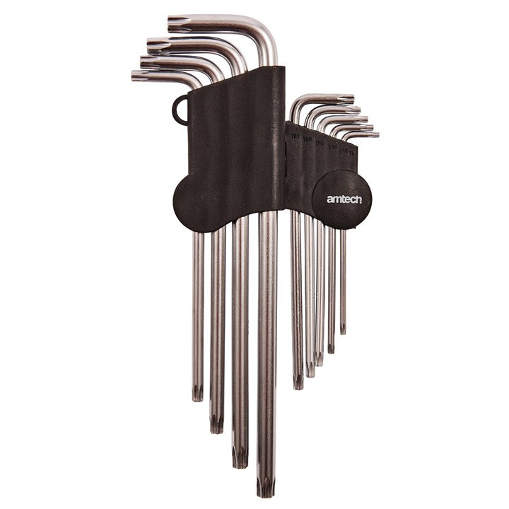 Amtech 9 Piece extra-long offset Torx key set I9126