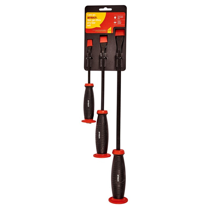 Amtech 3 Piece go-thru pry bar set I9330