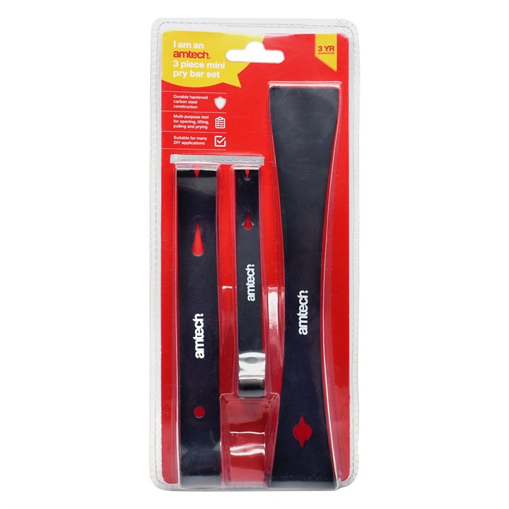 Amtech 3 Piece mini pry bar set I9332