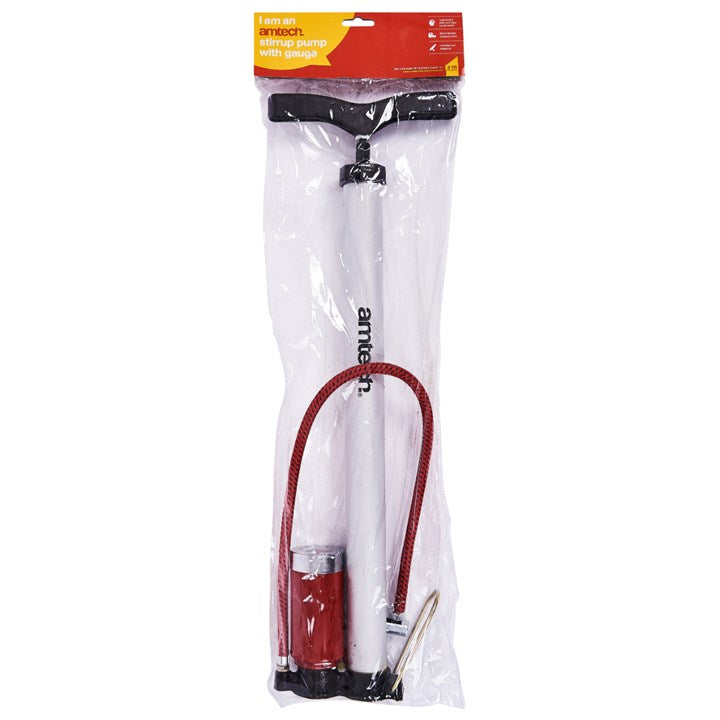Amtech Stirrup pump with gauge I9455