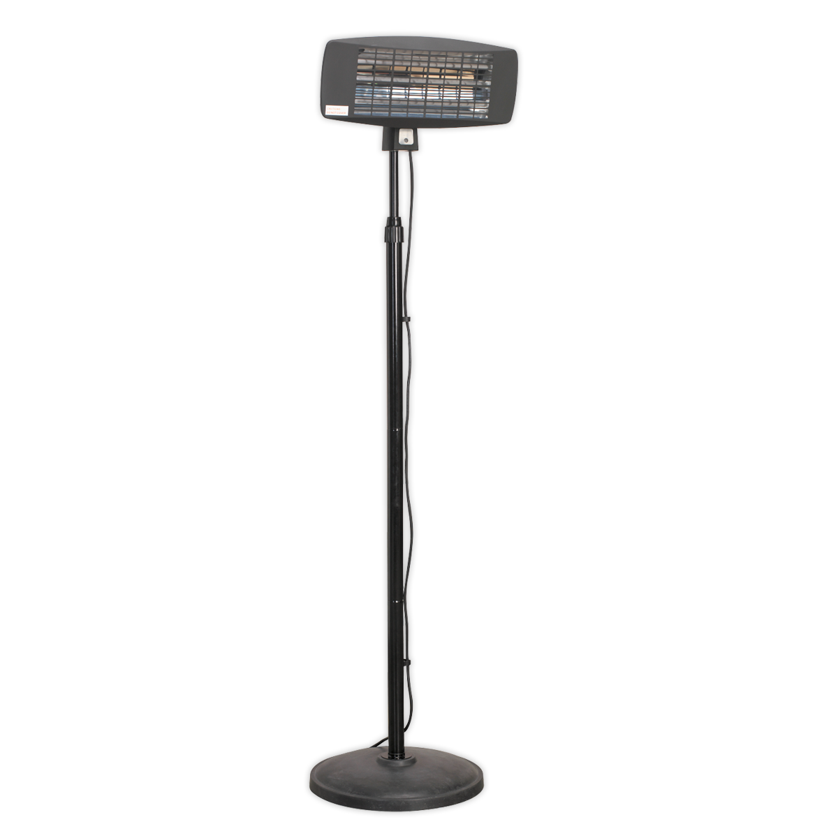 Sealey 2000W High Efficiency Infrared Quartz Patio Heater with Telescopic Floor Stand IFSH2003