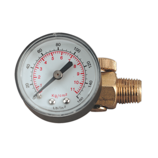 Sealey On-Gun Pressure Regulator/Gauge ILF/RG