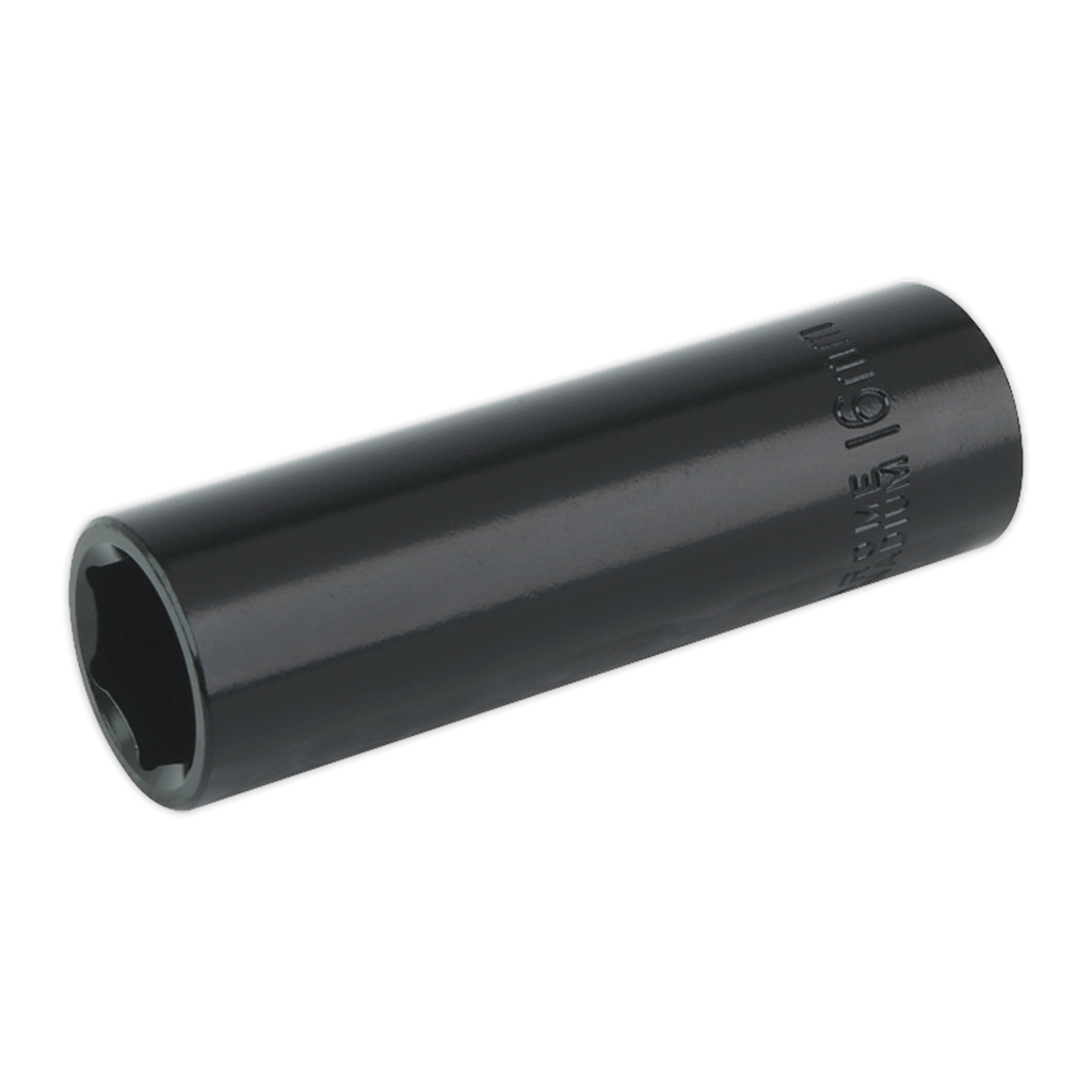 Sealey 16mm 1/2"Sq Drive Deep Impact Socket IS1216D