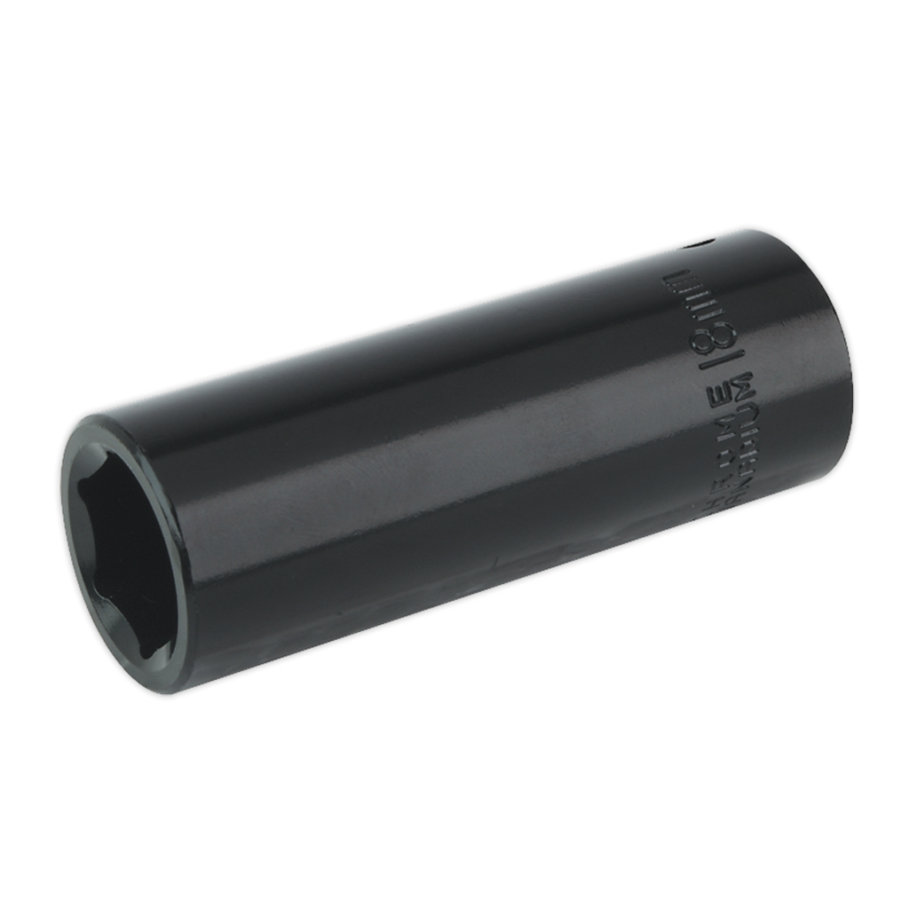 Sealey 18mm 1/2"Sq Drive Deep Impact Socket IS1218D