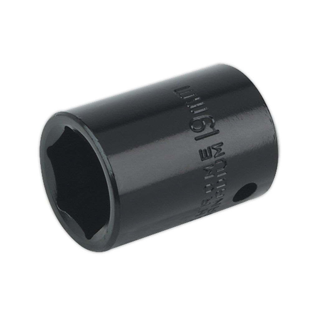 Sealey 19mm 1/2"Sq Drive Impact Socket IS1219