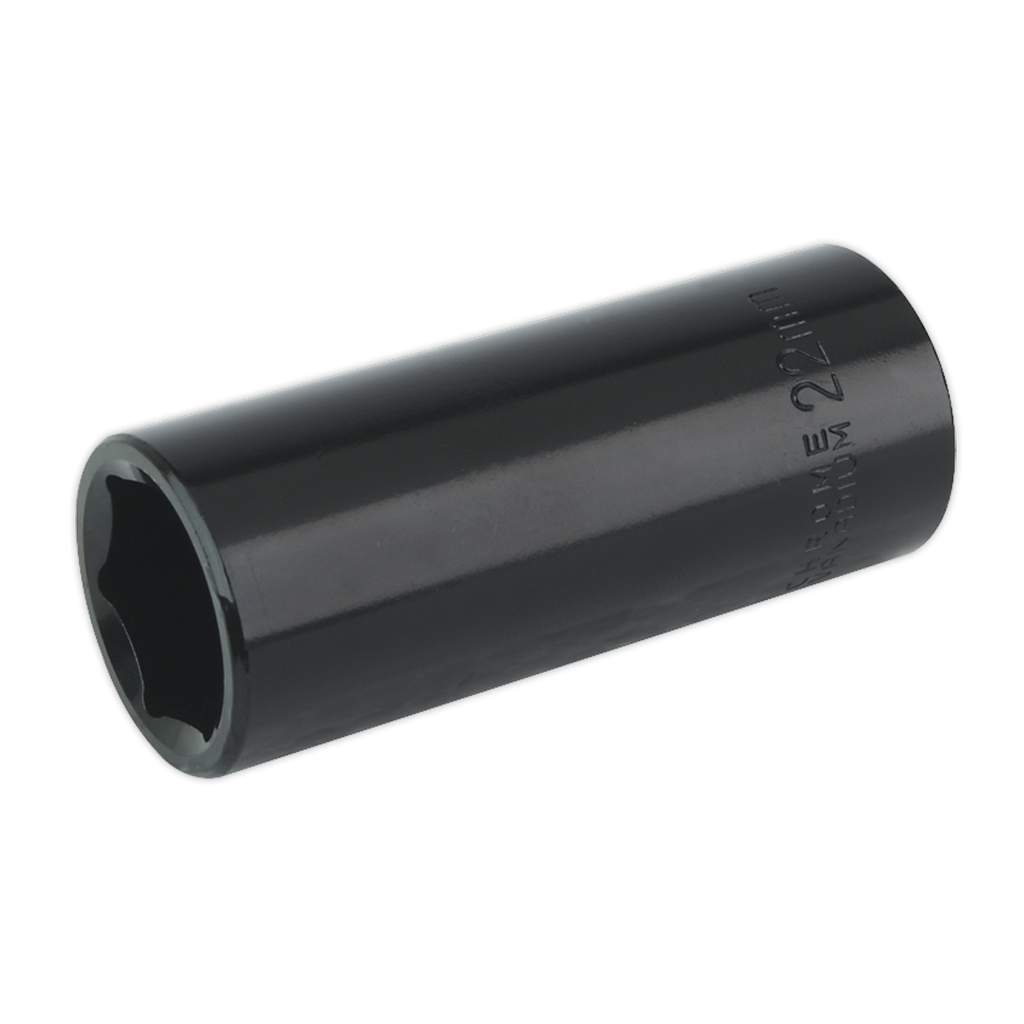 Sealey 22mm 1/2"Sq Drive Deep Impact Socket IS1222D