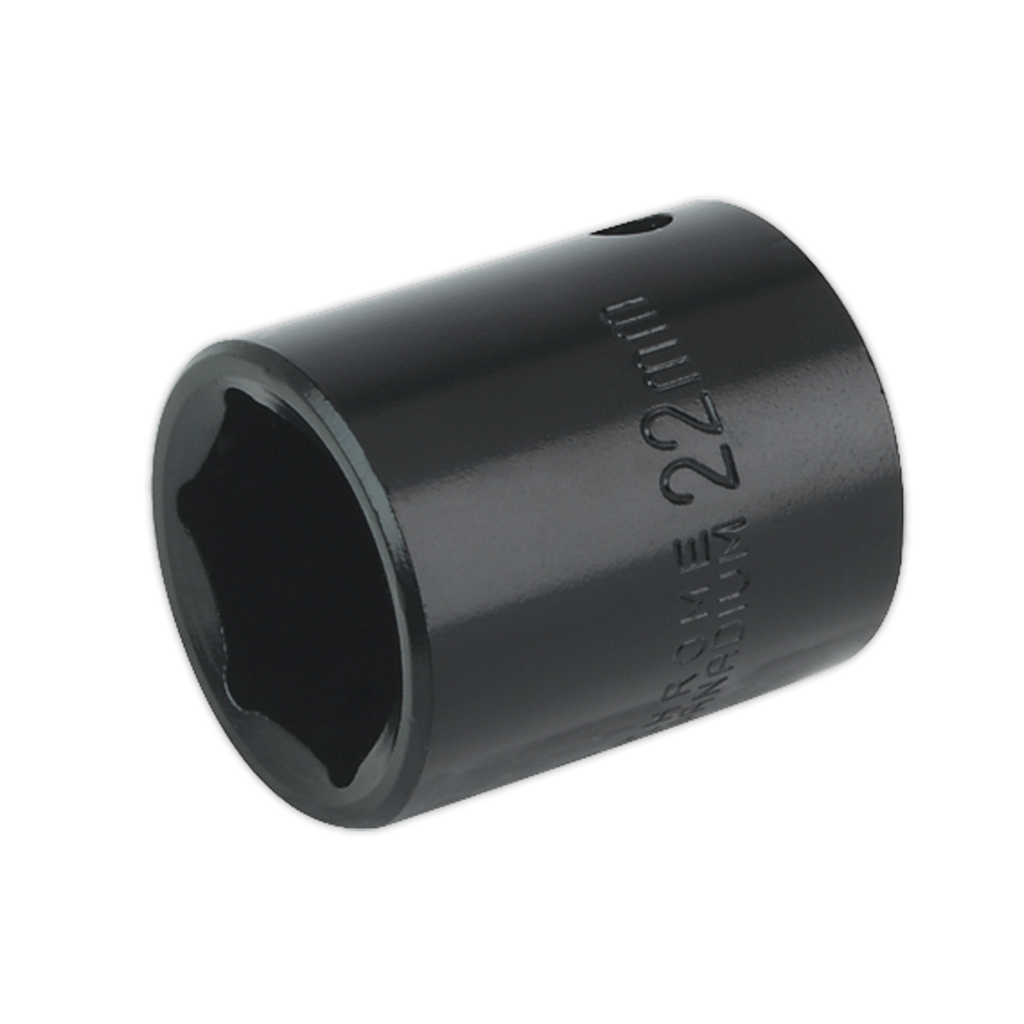 Sealey 22mm 1/2"Sq Drive Impact Socket IS1222