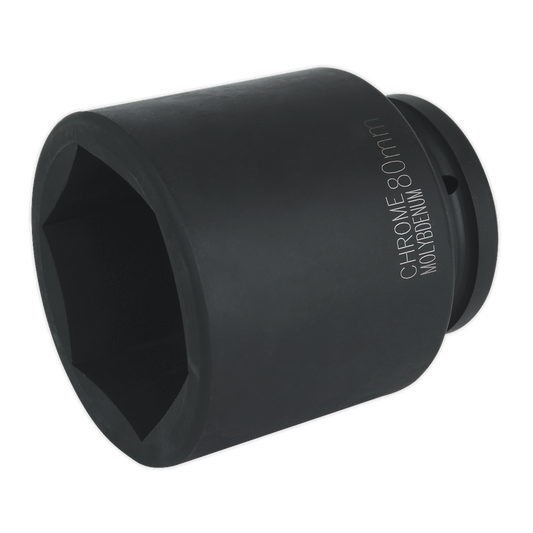 Sealey 80mm 1"Sq Drive Deep Impact Socket IS180D