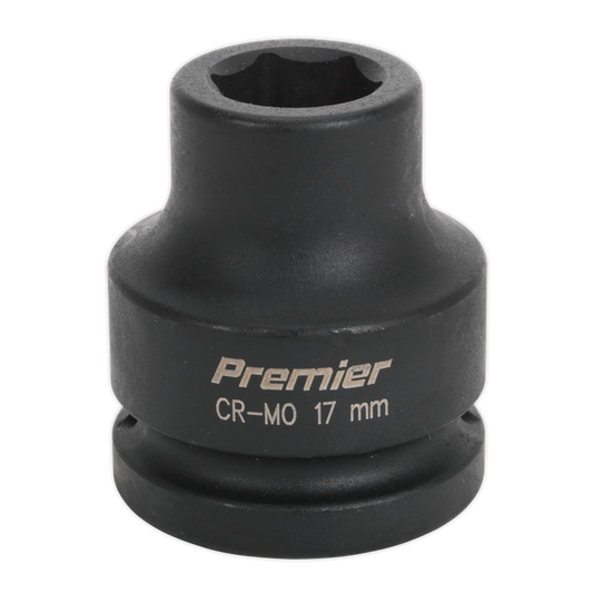 Sealey 17mm 3/4"Sq Drive Impact Socket IS3417