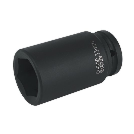 Sealey 33mm 3/4"Sq Drive Deep Impact Socket IS3433D