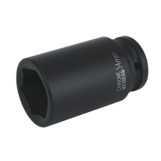 Sealey 34mm 3/4"Sq Drive Deep Impact Socket IS3434D