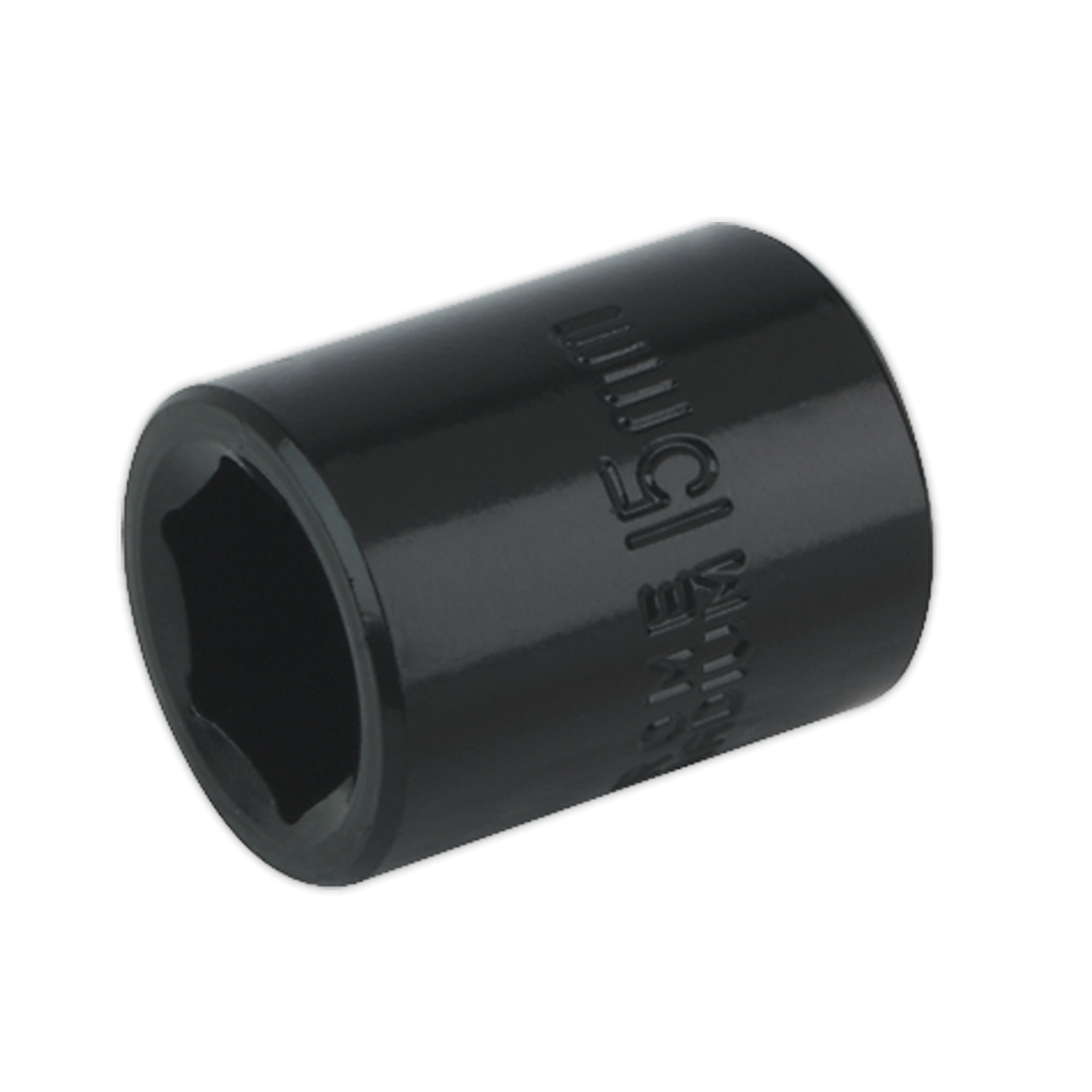 Sealey 15mm 3/8"Sq Drive Impact Socket IS3815