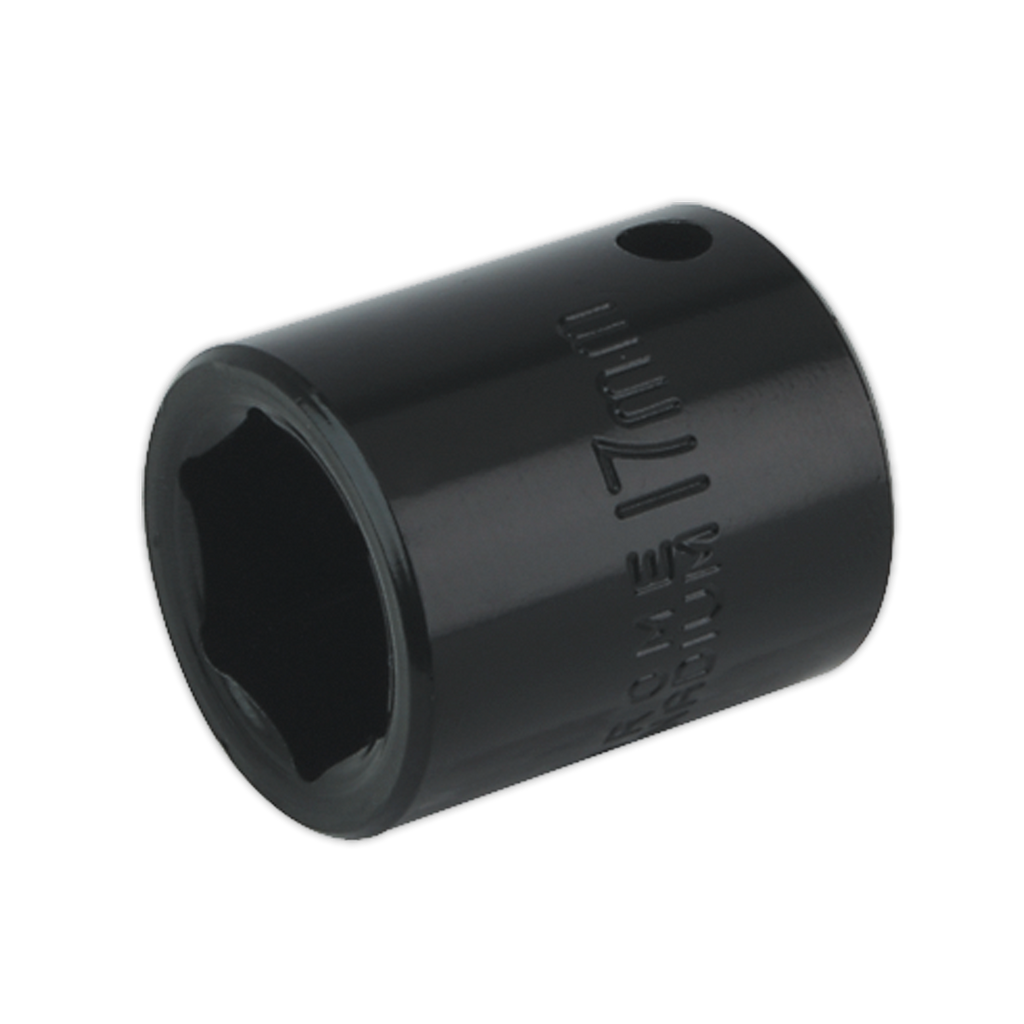 Sealey 17mm 3/8"Sq Drive Impact Socket IS3817