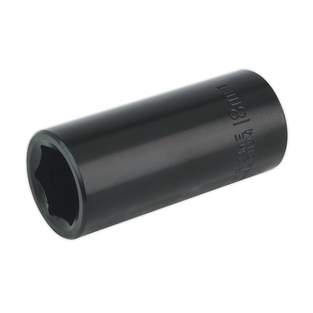 Sealey 18mm 3/8"Sq Drive Deep Impact Socket IS3818D