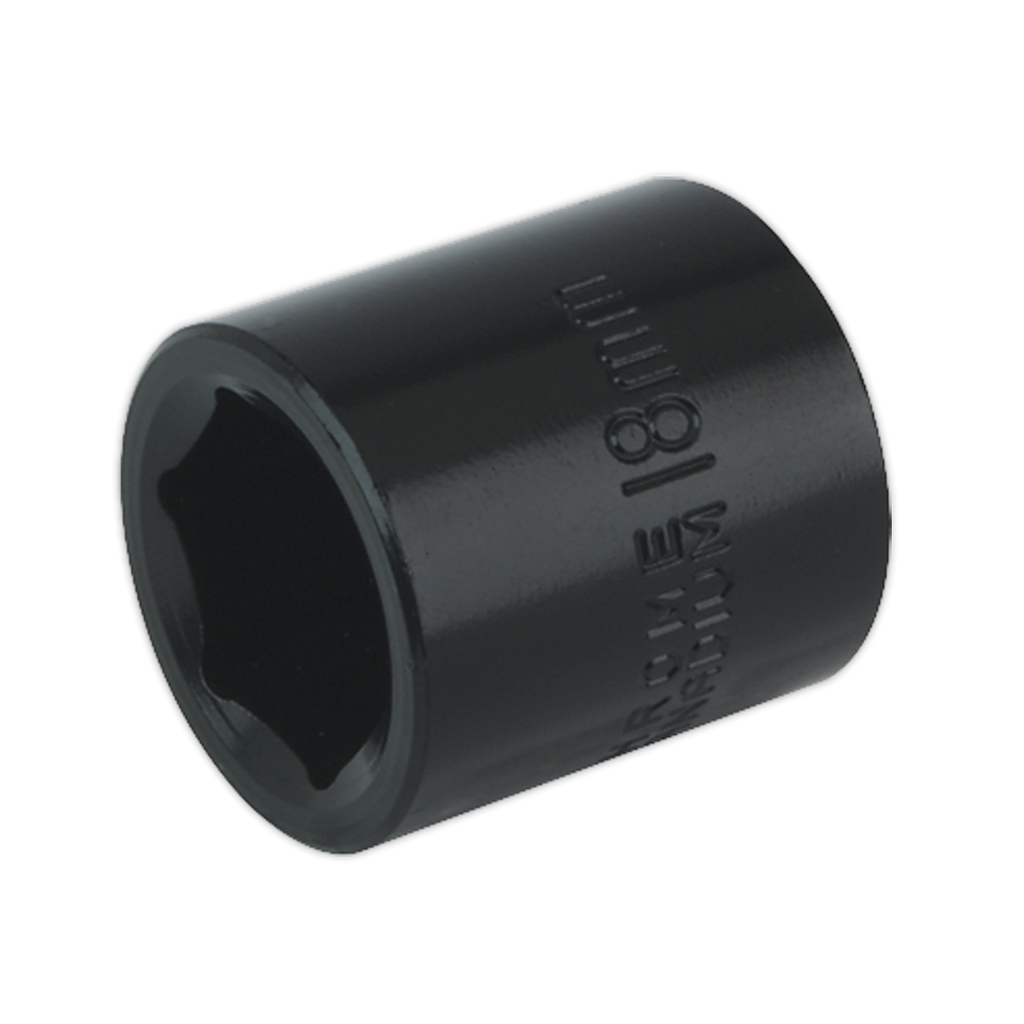 Sealey 18mm 3/8"Sq Drive Impact Socket IS3818