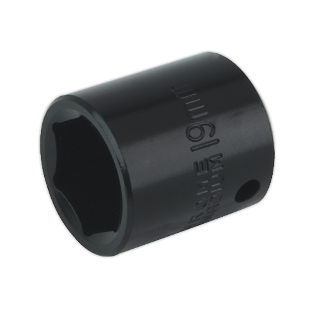 Sealey 19mm 3/8"Sq Drive Impact Socket IS3819