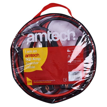 Amtech 500 AMP Booster cables / jump lead J0325