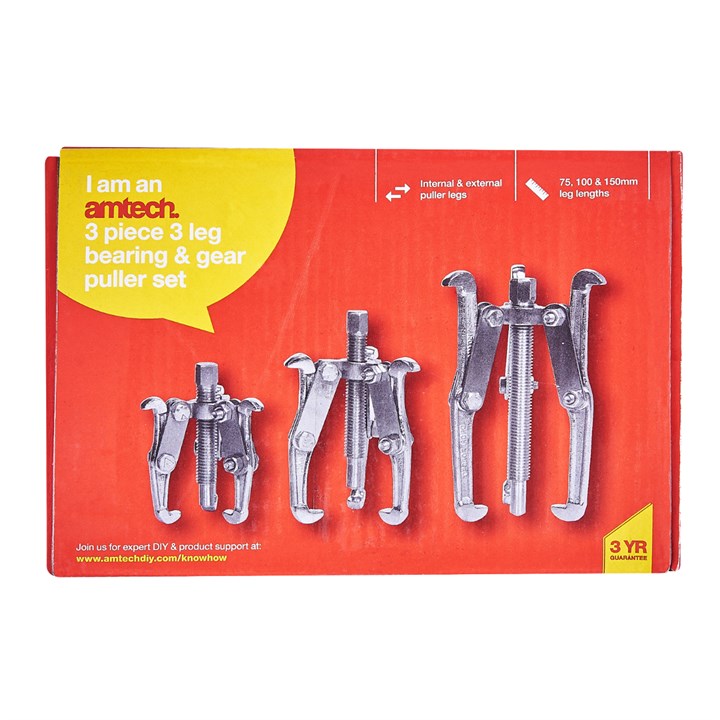 Amtech 3 Piece bearing puller set J1800