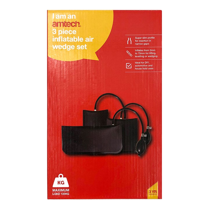 Amtech 3 Piece inflatable air wedge set J1820