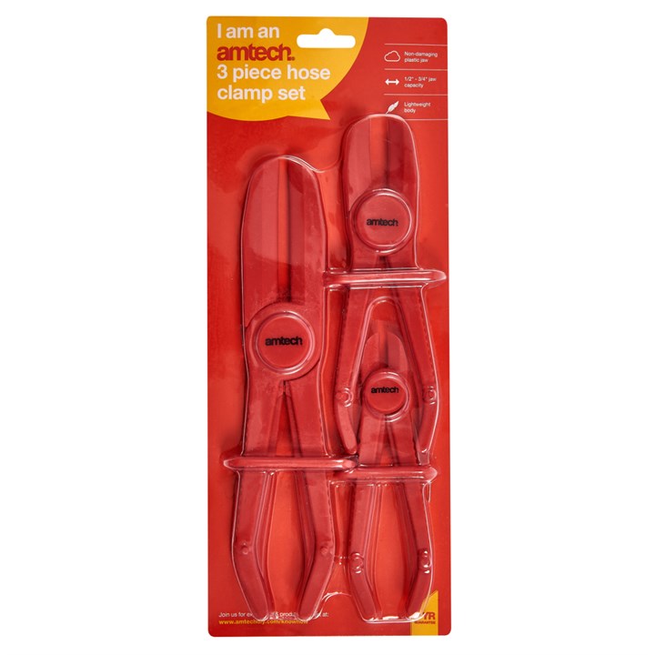 Amtech 3 Piece hose clamp set J1935