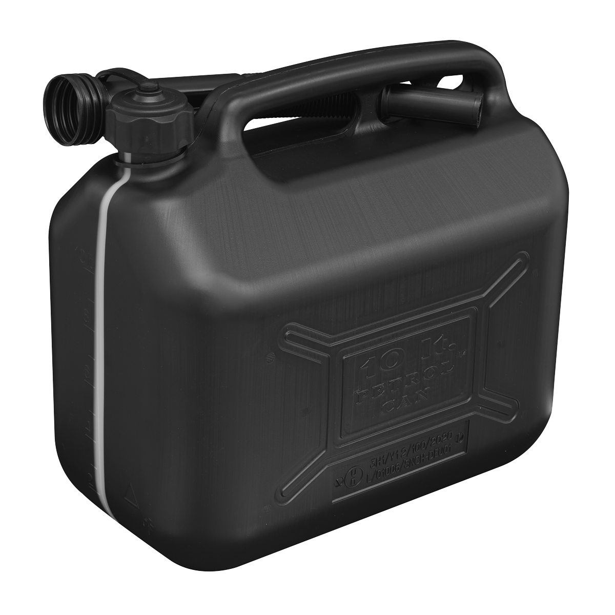 Sealey 10L Fuel Can - Black JC10PB